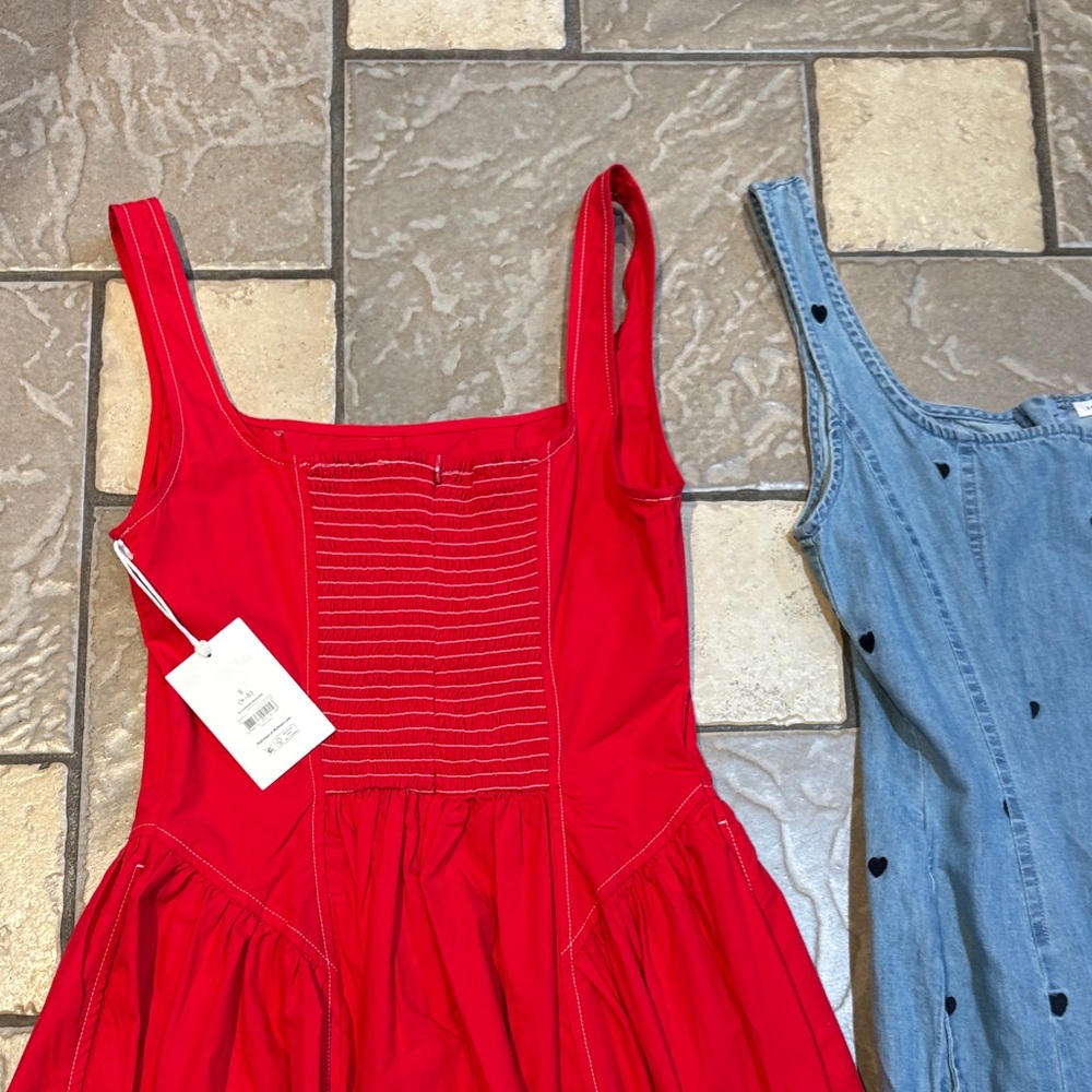 Set of 2 NWT Free Assembly Sleeveless Summer Dresses Size 4-6 - Picture 2 of 6